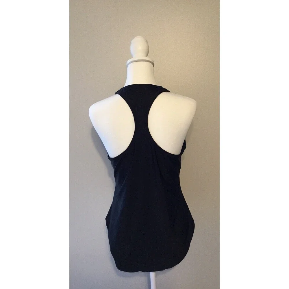 Old Navy Black Ribbed Halter One-Piece Swimsuit with Grommet Placket